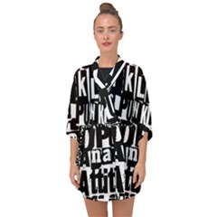Half Sleeve Chiffon Kimono 