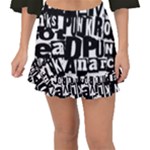 Punk Lives Fishtail Mini Chiffon Skirt