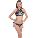 Punk Lives Cross Front Halter Bikini Set