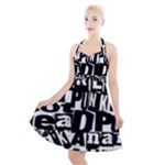 Punk Lives Halter Party Swing Dress 