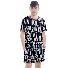 Men s Mesh T-Shirt and Shorts Set 