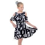 Punk Lives Kids  Shoulder Cutout Chiffon Dress