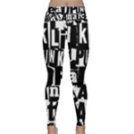 Punk Lives Lightweight Velour Classic Yoga Leggings