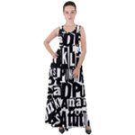 Punk Lives Empire Waist Velour Maxi Dress