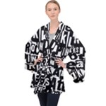 Punk Lives Long Sleeve Velvet Kimono 