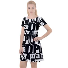 Cap Sleeve Velour Dress  
