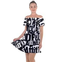 Off Shoulder Velour Dress 