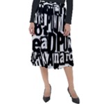 Punk Lives Classic Velour Midi Skirt 