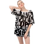 Punk Lives Oversized Chiffon Top