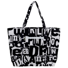 Zip Up Canvas Bag 