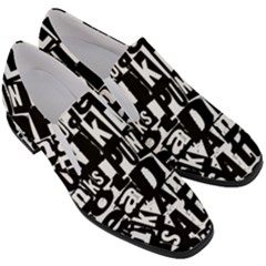Women Slip On Heel Loafers 