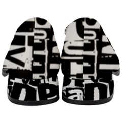 Women s Chunky Heel Loafers 