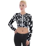 Punk Lives Long Sleeve Cropped Velvet Jacket