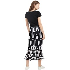 Maxi Fishtail Chiffon Skirt 