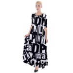 Punk Lives Half Sleeves Maxi Dress