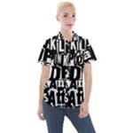 Punk Lives Women s Short Sleeve Pocket Shirt