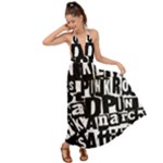 Punk Lives Backless Maxi Beach Dress