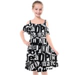 Punk Lives Kids  Cut Out Shoulders Chiffon Dress