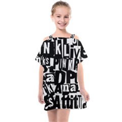 Kids  One Piece Chiffon Dress 