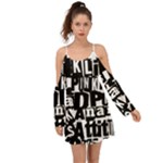 Punk Lives Kimono Sleeves Boho Dress