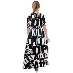 Waist Tie Boho Maxi Dress 