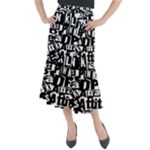 Punk Lives Midi Mermaid Skirt