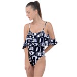 Punk Lives Drape Piece Swimsuit