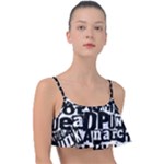 Punk Lives Frill Bikini Top