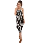 Punk Lives Waist Tie Cover Up Chiffon Dress