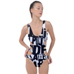 Punk Lives Side Cut Out Swimsuit