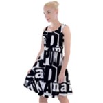 Punk Lives Knee Length Skater Dress