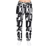 Punk Lives Women velvet Drawstring Pants