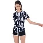 Punk Lives Asymmetrical Short Sleeve Sports Tee