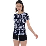 Punk Lives Back Circle Cutout Sports Tee