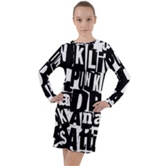 Long Sleeve Hoodie Dress 