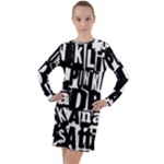 Punk Lives Long Sleeve Hoodie Dress