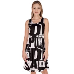 Knee Length Skater Dress With Pockets 