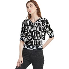Quarter Sleeve Blouse 