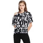 Punk Lives One Shoulder Cut Out Tee