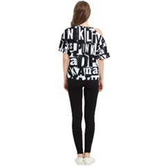 One Shoulder Cut Out T-Shirt 