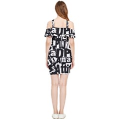 Shoulder Frill Bodycon Summer Dress 