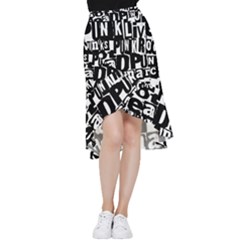 Frill Hi Low Chiffon Skirt 