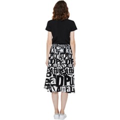 Frill Hi Low Chiffon Skirt 