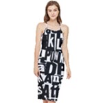 Punk Lives Bodycon Cross Back Summer Dress