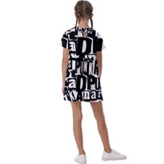 Kids  Asymmetric Collar Dress 