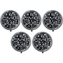Mini Round Pill Box (Pack of 5) 