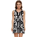 Punk Lives Tiered Sleeveless Mini Dress