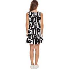 Tiered Sleeveless Mini Dress 