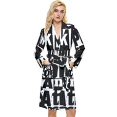 Long Sleeve Velvet Robe 