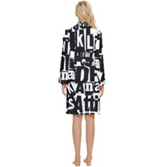 Long Sleeve Velvet Robe 